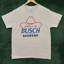 Welcome to Busch Light Country T-Shirt Size Medium