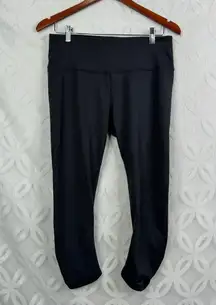 prAna 5 for $25|  Capri Mid Rise Equinox Black Legging Size L