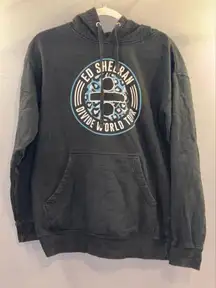 Ed Sheeran divide world tour merch Black Hoodie size med concert music