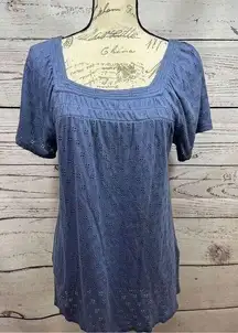 Style & Co medium blue t shirt 2710