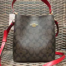 coach Small Town Bucket Bag In Signature Canvas coach 2312