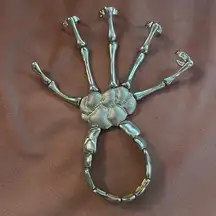 Skeleton hand jewelry bracelet ring