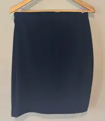 JOSEPH RIBKOFF Midnight Blue 40 Midi Pull On Pencil Skirt Size 10 NWT‎