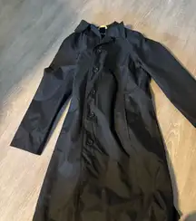 Lands End Women’s Classic Black Trench Coat
