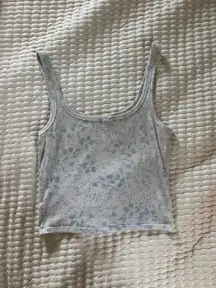 Florence by Mills pajama floral top in light blue