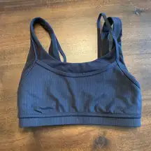 Lululemon  Sports Bra Size 2 Black Double Straps