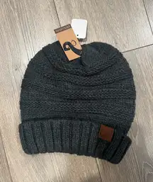 C.C Charcoal Knit Beanie