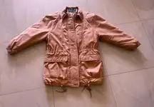 Jacket Coat by FORECASTER of Boston size XS beige pocket without hat full zipper