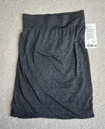 Women's NEW Lululemon Size 8 Boulevard Bliss Skirt Heather Gray Stretch