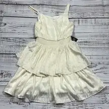 NWT Express tiered ruffle fit & flare dress small