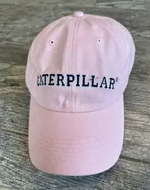 NWT Caterpillar Baseball Cap Hat Pink Machinery Equipment Womens Tractors Slider