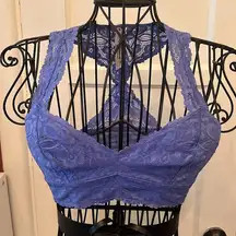 Free People Intimately Galloon Racerback Lace Bralette-Sz XS