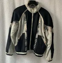 East-West windbreaker women's medium vintage nylon retro 1990s 90s streetwear