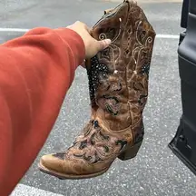 Sequin rhinestone  Vintage Cowboy Boots