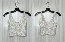 Lululemon Align Tank Top Cheetah Camo Antique White Multi size 2 W1DUFS