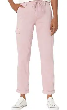 PAIGE Women's Christy Cargo Tapered High Rise Cuffed in Vintage Garden Rose‎ 27