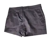 LOFT Riviera Shorts Black‎ Cotton Blend Casual Everyday Size 8