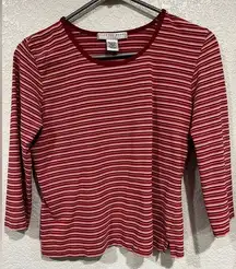 Striped top size Medium