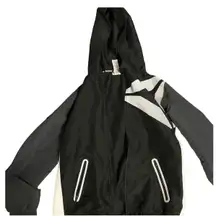 Black And White  Windbreaker