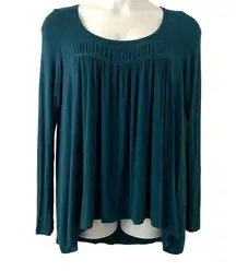 We the Free Women's Ribbed Hi Low Boho Shirt L Large