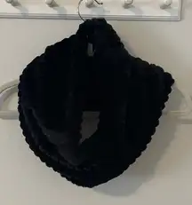 Ann Taylor Luxurious Black Faux Fur Wrap