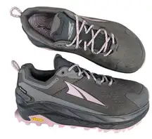 Altra Olympus 5 GTX Low Black Purple Grey All Terrain Hiking Sneaker Womens 11