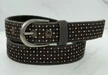 American Eagle Outfitters AEO Polka Dot Ribbon Web Belt Size Medium M Womens