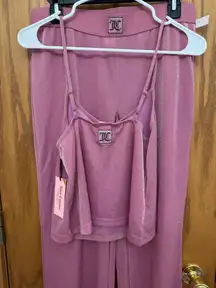 NWT Juicy Couture Pajama 2-piece Set Moonlite Mauve US S