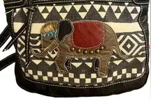 Unionbay  Purse; Crossbody w/ Elephant Image; Adjustable strap