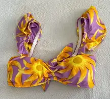 Farm Rio Sunny Side Bandeau Bikini Top, Size Small, $120
