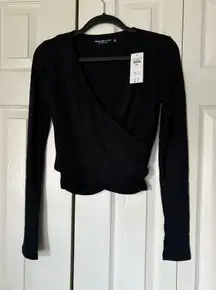 Abercrombie Long Sleeve Top Black