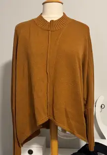 Cupshe Women's Brown Cowl Neck Sweater