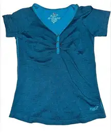 KUHL teal in color women’s T-Shirt outdoor hiking brand size XS