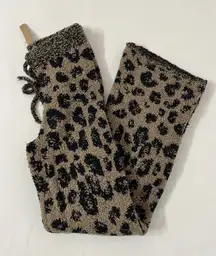 Skims leopard fuzzy bottoms 
