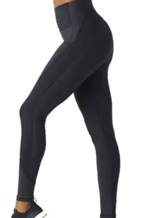 Curve High Rise Ribbed Leggings Large