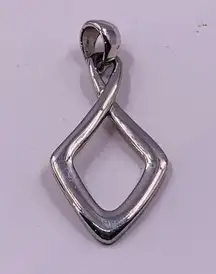 Lia Sophia "Plie" Silver Tone Slide Pendant