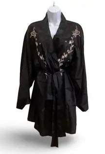 Judith Hart Short Satin Robe
