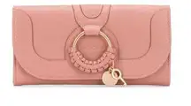 See By Chloe See by Chloè Hana Long Wallet in Rose Pink