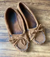 Minnetonka‎ leather moccasins size 6.5