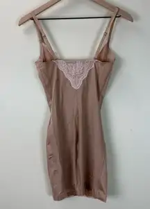 Secret by Victoria's Secret So Curvaceous Pink Lace Trim Shaping Slip Medium