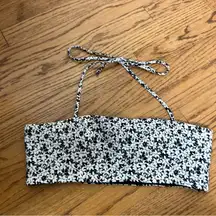 bar lll x Sofia Richie | Satin Halter Bralette Ditsy Print Size S NWT