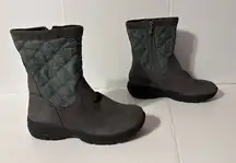 Land’s End #444681 winter upper-suede snow boots women size 8 B