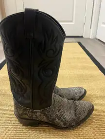 Black And Tan Cowboy Boots