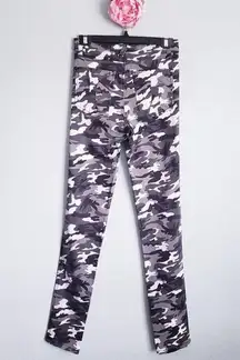 Tripp NYC Black‎ and White Camo Skinny Jeans