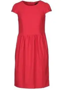 Emporio Armani NWT Cap Sleeve Short Dress in Red Size IT 42/US 8