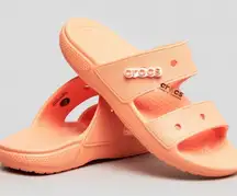 NWT Unisex CROCS Classic Slide Sandals Papaya Orange Men Size 10‎ Women Size 12