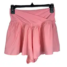 Offline by Aerie Medium Shorts Real Me Hi-Rise Stretch Soft Crossover Lined Pink