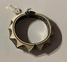 Savage Beauty Gunmetal Orange and blueCrystal Fashion Bracelet