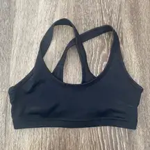 Womens  Body Black Sports Bra - S