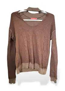 Revolve N’Philanthropy Pria sweatshirt size S Brown